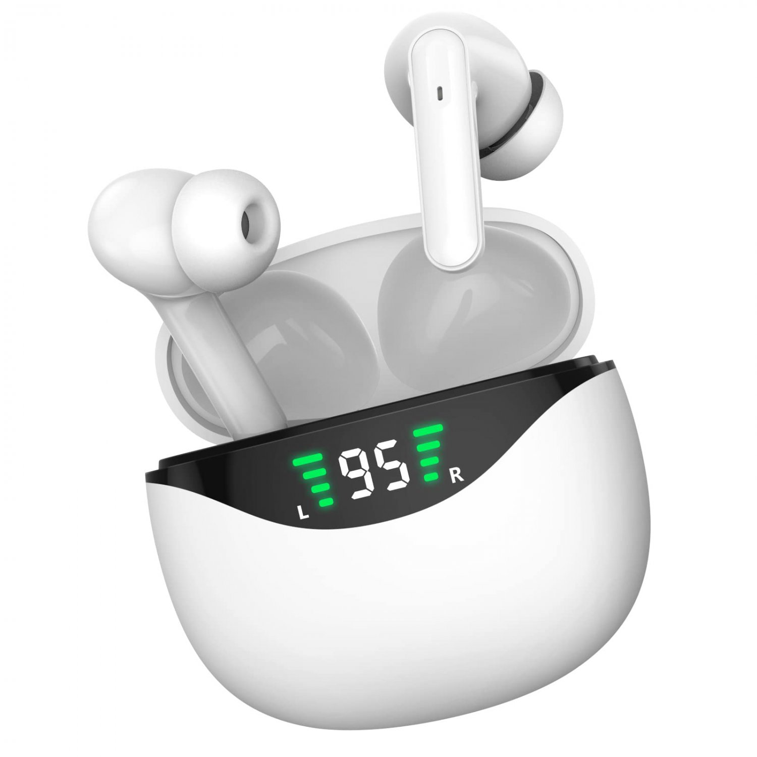 Wireless Earbud,Bluetooth 5.2 Headphones 2022 Bluetooth Earbud with HD Mic,Wireless Earphones in Ear
