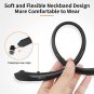 Bluetooth Headphones Neckband, Wireless Bluetooth Headset with Retractable Earbuds CVC 8.0 Noise Can