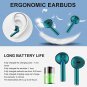 Wireless Earbuds, Bluetooth 5.2 ENC Noise Cancelling Deep Bass in-Ear Stereo Earphones, IPX6 Waterpr