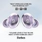 Tempo 30 Purple Wireless Earbuds for Small Ears Women, Cute Purple Earbuds with Mic, Bluetooth Earph