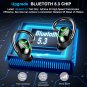 Wireless Earbud, Bluetooth 5.3 Headphones Sport Wireless Earphones in Ear Noise Cancelling Earbud wi