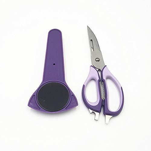 Jocaluyia Kitchen Scissors, Professional Durable Stainless Steel Multipurpose Food Scissors with Cov