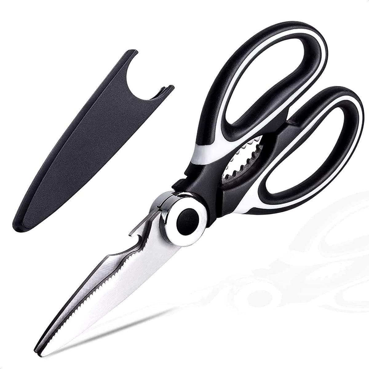 Kitchen Shears with Cover Sharp Scissors - Kitchen Gadgets Utility Scissors All Purpose Stainless St