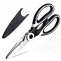 Kitchen Shears with Cover Sharp Scissors - Kitchen Gadgets Utility Scissors All Purpose Stainless St