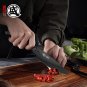 MITSUMOTO SAKARI 4.7 inch Japanese Kitchen Scissorss, Black Titanium Plating Kitchen Shears Heavy Du