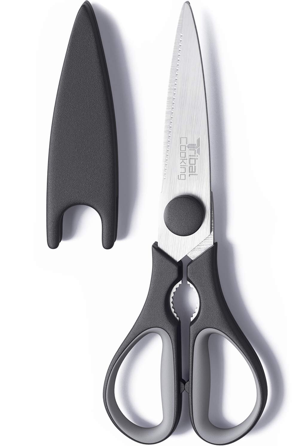 Tribal Cooking Kitchen Scissors - 8.8-Inch Professional Kitchen Shears - Heavy Duty, Stainless Steel