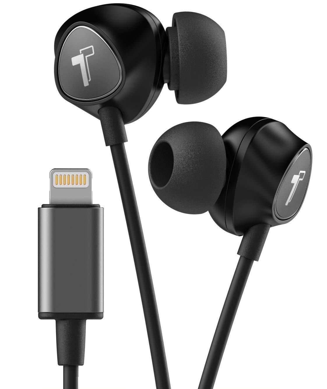 Thore Wired iPhone Headphones with Lightning Connector Earphones - MFi Certified by Apple Earbuds Wi