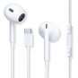 Earphones USB C Headphones,Type C Wired in-Ear Earbuds with Microphone and Volume Control Earbuds Co