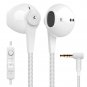 LUDOS Nexus in-Ear Headphones with Microphone - Wired Earbuds with Mic 5 Years Warranty - for Comput