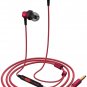 In Ear Headphones, MR01 Comfortable Tangle-Free Stylish Wired in-Ear Earbuds with Microphone, Crysta
