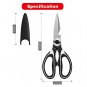 Urbanstrive Heavy Duty Kitchen Shears with Protective Sheath Kitchen Meat Scissors, Dishwasher Safe