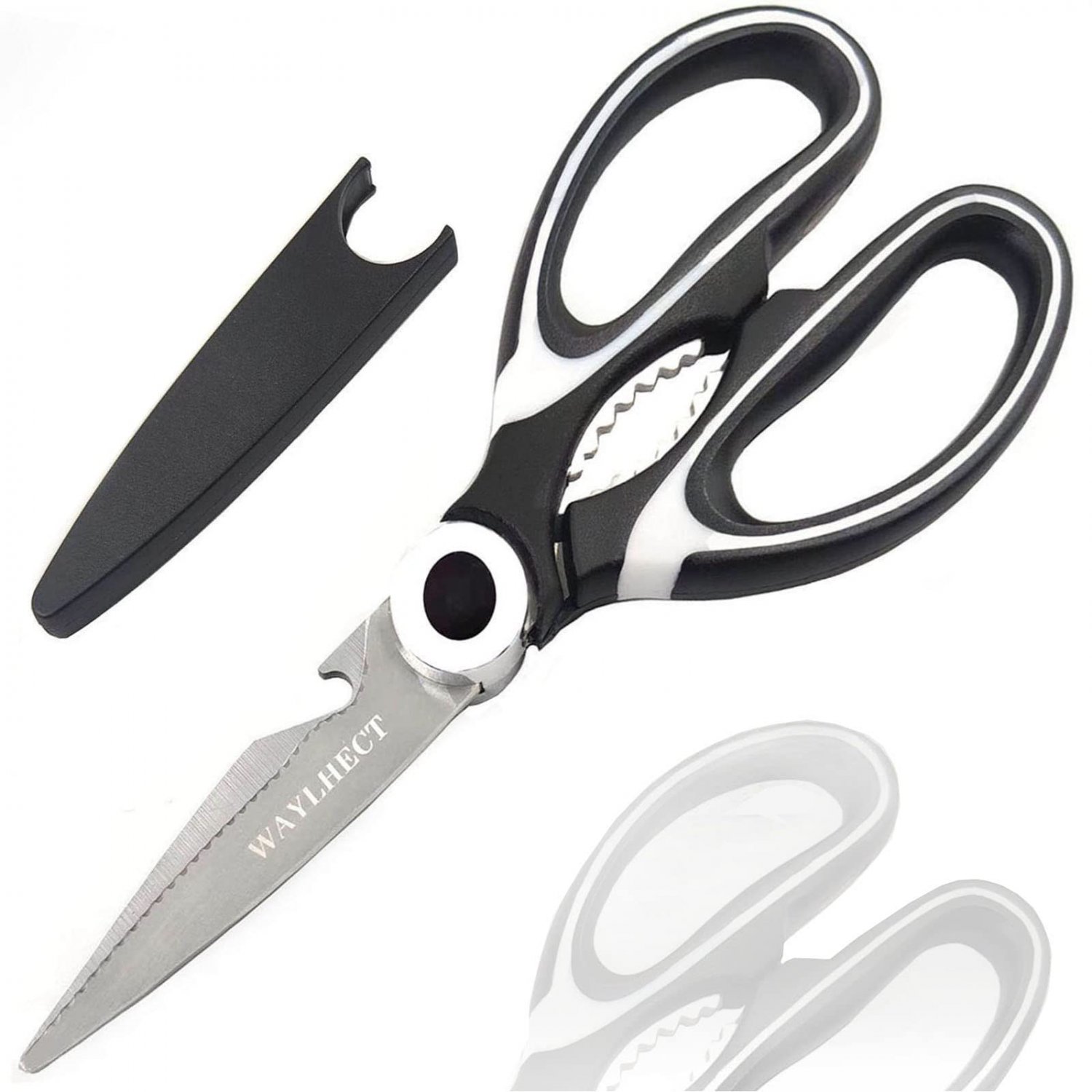 Kitchen Scissors,Multipurpose Kitchen Shears Heavy Duty Dishwasher Safe Food Cooking Scissors, Stain