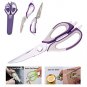 Jocaluyia Kitchen Scissors, Professional Durable Stainless Steel Multipurpose Food Scissors with Cov