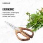 Farberware 5221282 All Purpose Shear, Pecan Wood Handles