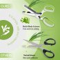 Herb Scissors Set with 5 Blades and Cover - Multipurpose Kitchen Chopping Shear, Sharp Dishwasher Sa