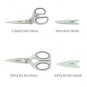Goodful Utility Kitchen Shear and 5-Blade Herb Shear Set, Premium Stainless Steel Blades with Protec
