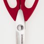 Farberware Professional Stainless Steel All-Purpose Kitchen Shears, Red
