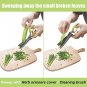Herb Cutter Scissors 5 Blade Scissors Kitchen Multipurpose Cutting Shear with 5 Stainless Steel Blad
