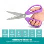 KUNIFU Kitchen Scissors All Purpose Heavy Duty, Kitchen Shears Come Apart Dishwasher Safe, Ultra Sha
