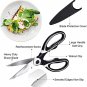 Sharp Kitchen Shears, kitchen Scissors with Cover, Heavy Duty Stainless Steel Multipurpose Scissors,
