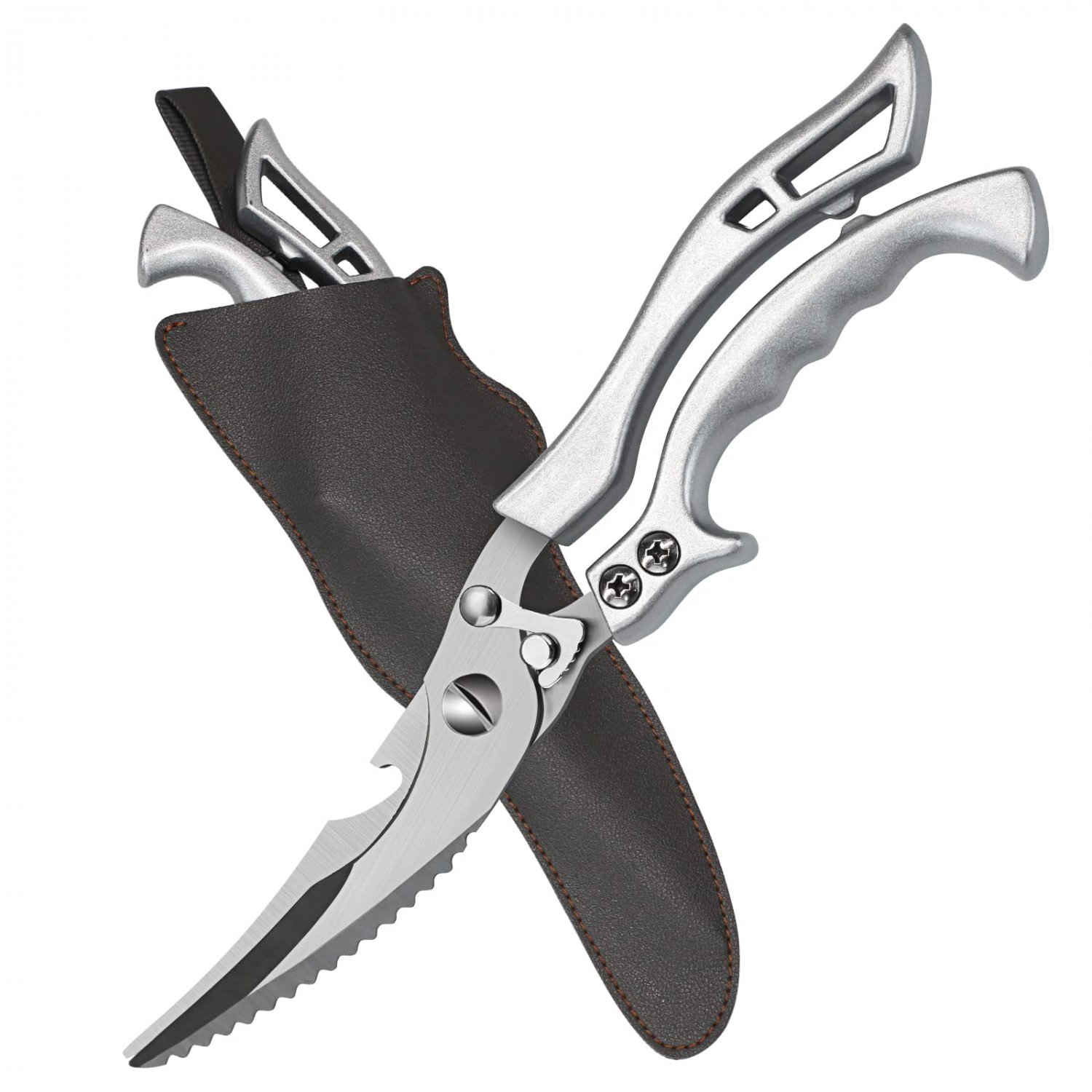 ZENG Kitchen Scissors, Kitchen Shears Heavy Duty, Kitchen Shears, Poultry Shears Heavy Duty Professi