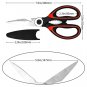 Kitchen Shears,2-Pack Heavy Duty Kitchen Scissors,Dishwasher Safe Meat Scissors,Kitchen Scissors for