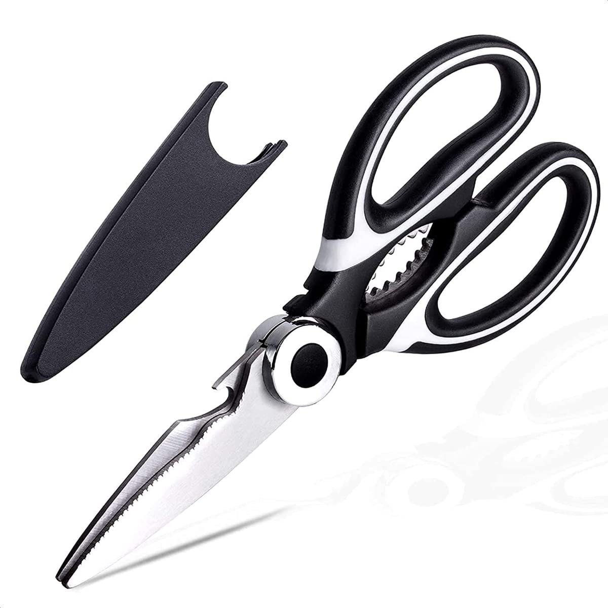 Kitchen Shears with Cover Sharp Scissors - Kitchen Gadgets Utility Scissors All Purpose Stainless St