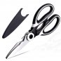 Kitchen Shears with Cover Sharp Scissors - Kitchen Gadgets Utility Scissors All Purpose Stainless St