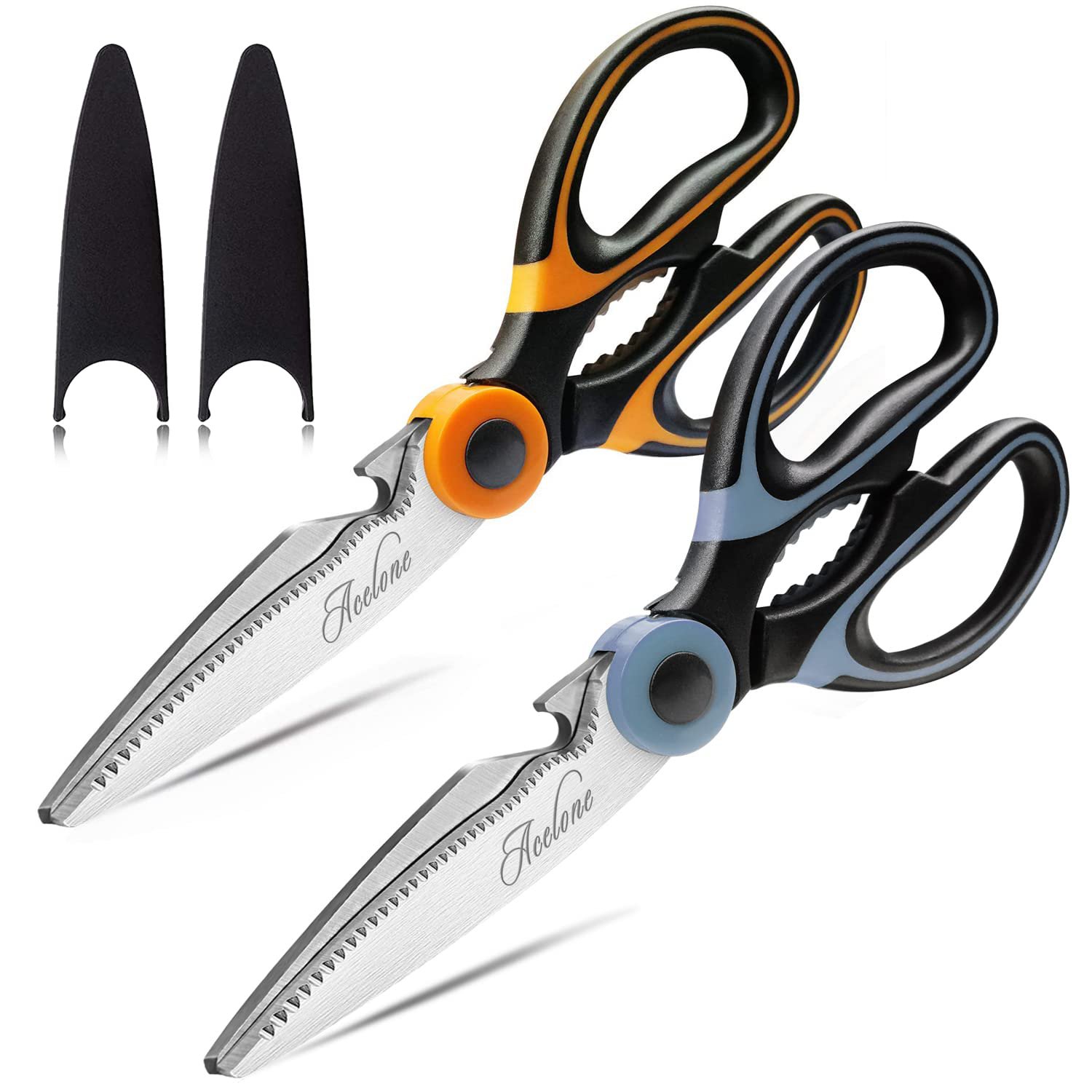 Acelone Kitchen Shears,Kitchen Scissors Heavy Duty Meat Scissors Poultry Shears, Dishwasher Safe Foo