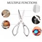 GAIFONGRE Heavy duty kitchen scissors 2-pack,High Stainless Steel sharp blade,Dishwasher safe meat s