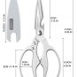 Kitchen Scissors, Food Scissors, Kitchen Shears Heavy Duty, Aluminum Alloy Handle, Feels Good to Use