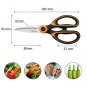 Kitchen Shears, Acelone Premium Heavy Duty Shears Ultra Sharp Stainless Steel Multi-function Kitchen