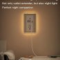 Outlet Extender with Night Light, 5 Outlet Surge Protector Power Strip with 3 USB Ports (1 USB C Por