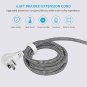 Power Strip with USB C, 6 Outlets 3 USB Ports (1625/13A) Desktop Charging Station with 6.6ft Braided