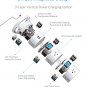 BESTEK 12 Outlets Power Strip Tower with 3 USB Ports Stackable Design Extend to 14 AC Outlets for PC