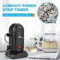 Gouezcc Power Strip Tower, Multiple Plug Outlet with 15 Outlets 4USB Ports, 5.4ft Retractable Extens