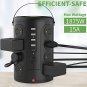 Surge Protector Power Strip Tower with 16 AC Multiple Outlets and 4 USB A Ports & 1 USB C Port and N