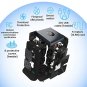 Magnet Of Happiness Power Strip Tower 8 AC Plug 4 Multi USB Ports Extra Long 16.4FT/5M Extension Cor