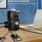 Power Strip Tower Surge Protector,Desktop Charging Station with 10W Magnetic Wireless Charger & 16 2