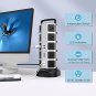 Power Strip Tower Surge Protector 1050J, JACKYLED 20 AC Outlets 6 USB Ports, 3000W 13A Desktop Elect