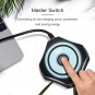 Power Strip Tower Wireless Charger, SUPERDANNY Surge Protector Tower, 10A 1050J Charger Station with