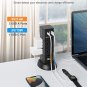 Power Strip Surge Protector Tower - 6 Outlets 3 USB Ports(15.5W/3.1A) Charging Tower, 5 Ft Flat Exte