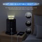 Surge Protector Power Strip Tower with 5 USB Ports and Night Light, 10FT Extension Cord with 12 AC M