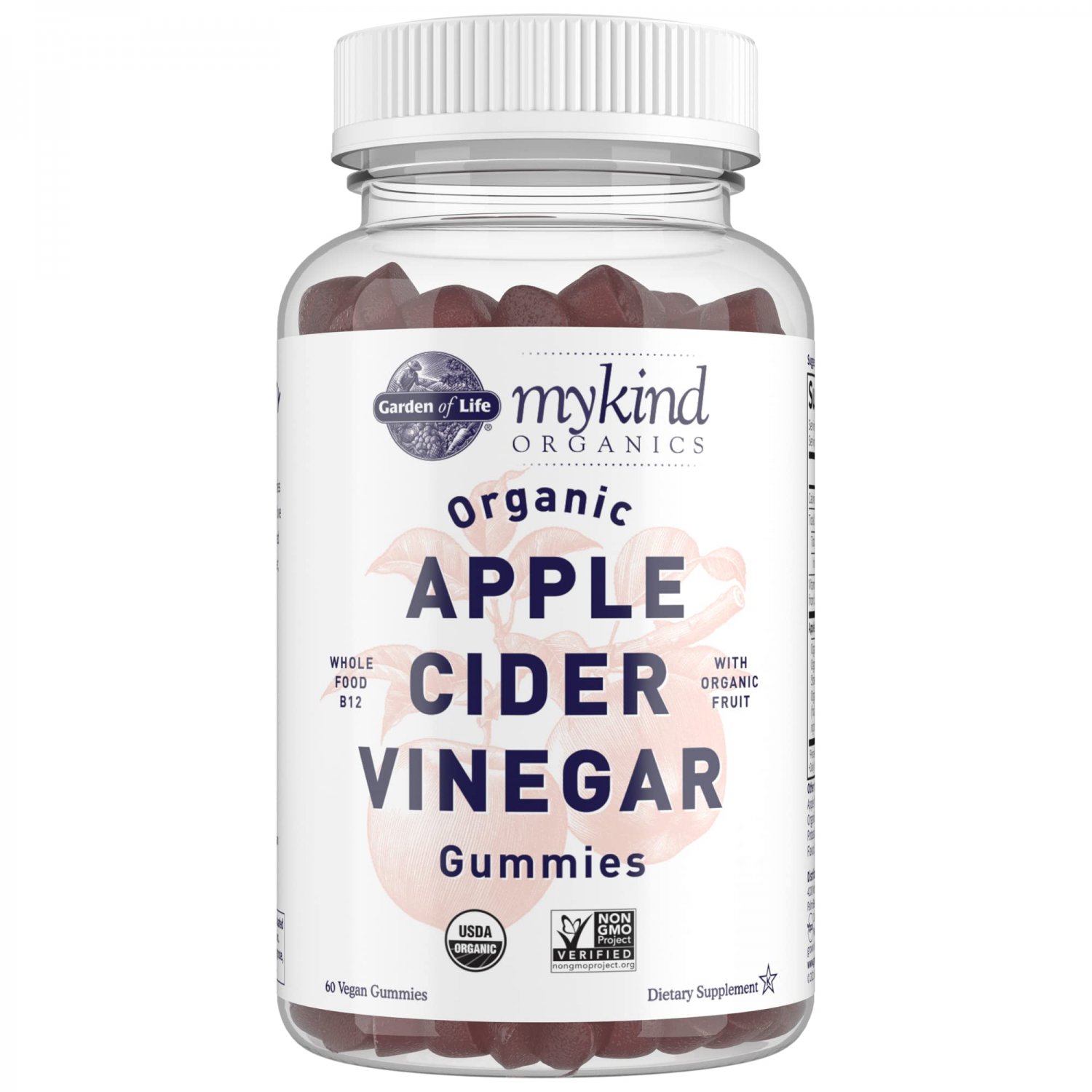 Apple Cider Vinegar Gummies by Garden of Life mykind Organics ? USDA Organic ACV Gummy Vitamins Made