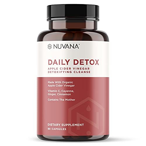 Daily Detox Cider Cleanse | USDA Organic Apple Cider Vinegar w/ The Mother, Vitamin C, Ginger, Cinna