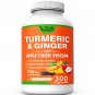 Turmeric Curcumin with Ginger ? Premium Ingredients 1960 mg ? Apple Cider Vinegar and Turmeric Suppl