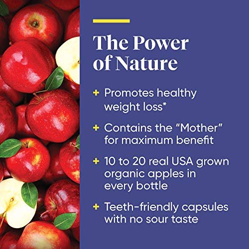 Enzymedica, Apple Cider Vinegar, Healthy Weight and Digestive Support, 60 Count