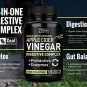 Organic Apple Cider Vinegar Capsules + Digestive Enzymes & Probiotics (1500mg | 120 Capsules) Raw Ap