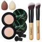 2PCS Air Cushion CC Cream Mushroom Head Foundation, Moisturizing CC Cream Makeup Long Lasting Matte