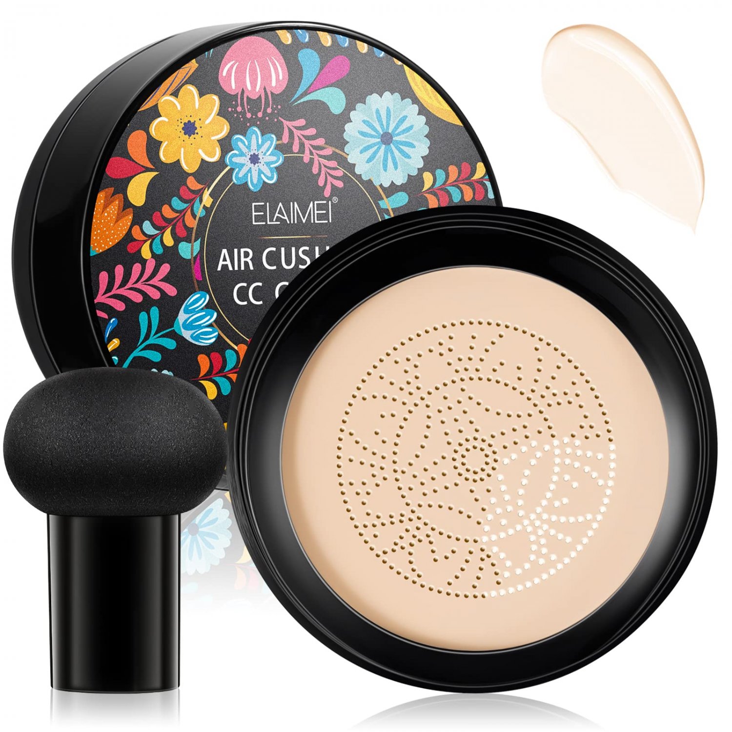 Air Cushion CC Cream Mushroom Head Foundation, Concealer Moisturizing BB Cream Foundation, Moisturiz